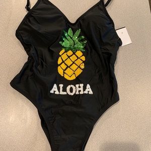Aloha sequin one piece